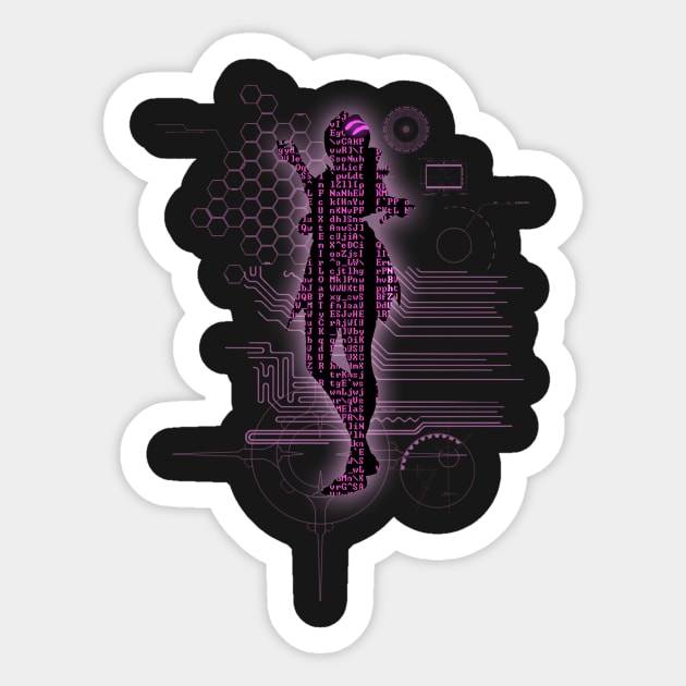 Matrix Sombra Sticker by AntigoneHyde